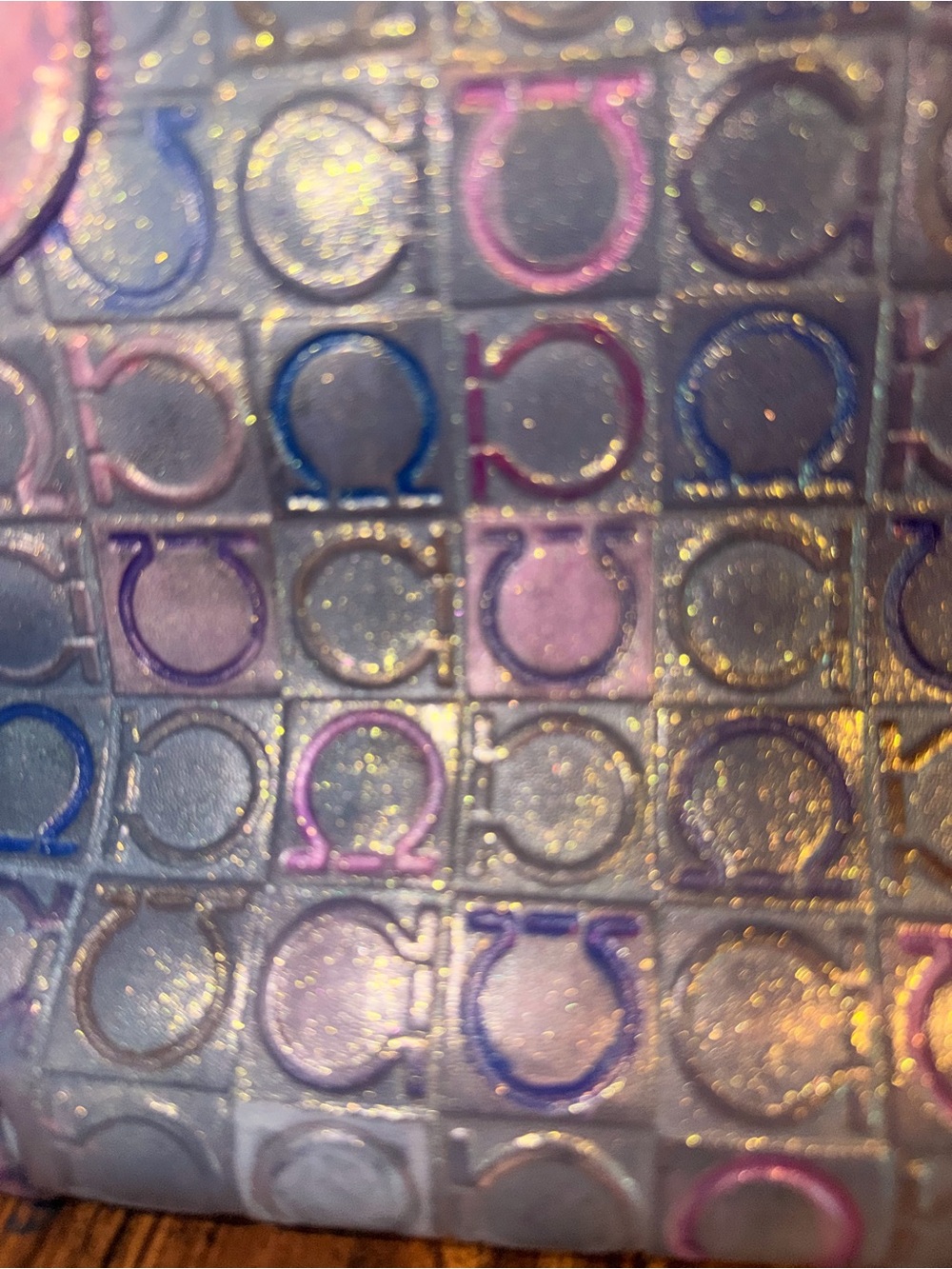 Salvatore Ferragamo one of a kind!! color changing iridescent! - Picture 3 of 9